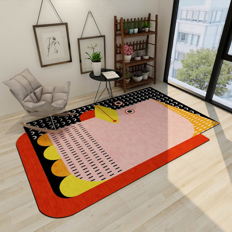Western Schlafzimmer Teppich Mehrfarbig Geometrischer Druck Teppich Synthetik Rutschfeste Rückseite Haustierfreundlicher Innenbereich Teppich