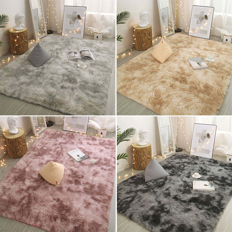 Multi Color Mädchenzimmer Teppich Modern Batik Teppich Polyester Rutschfest Maschinenwaschbar Fleckenresistenter Teppich