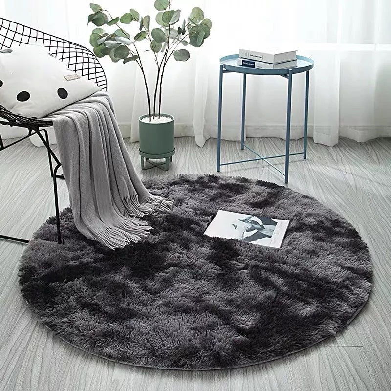 Einfachheit Dekorationsteppich Mehrfarbig Batik Teppich Polyester Waschbar Rutschfeste Rückseite Fleckenresistenter Teppich