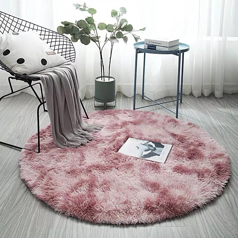 Einfachheit Dekorationsteppich Mehrfarbig Batik Teppich Polyester Waschbar Rutschfeste Rückseite Fleckenresistenter Teppich