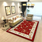 Frendorf | Multicolored living room rug Chinoiserie flower rug polypropylene machine washable stain resistant non-slip back rug