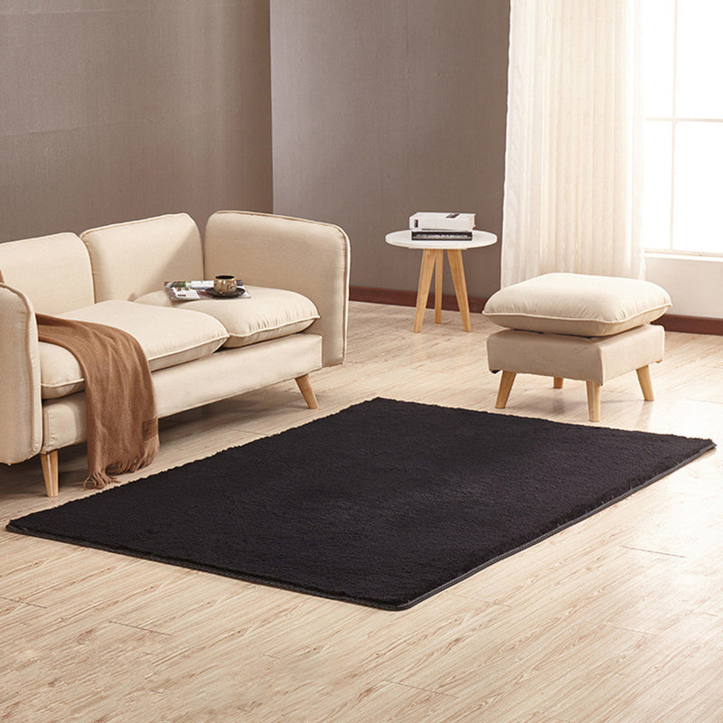 Frendorf | Fluffy Plain Rug Multi Colored Casual Rug Synthetisch Wasbaar Huisdier Vriendelijk Antislip Tapijt voor Woonkamer