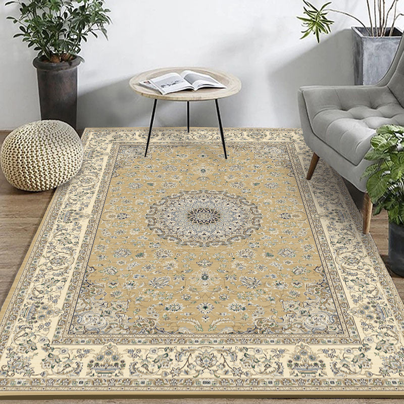 Bohemian Home Teppich Mehrfarbig Druck Teppich Polypropylen Rutschfest Waschbar Fleckenresistent Innenläufer