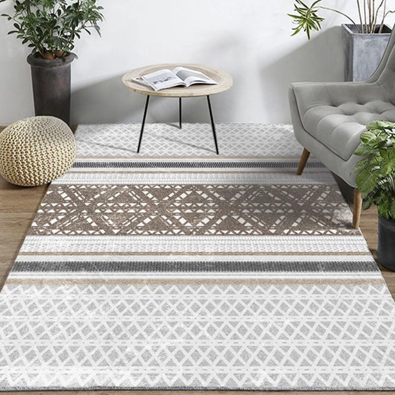 Bohemian Home Teppich Mehrfarbig Druck Teppich Polypropylen Rutschfest Waschbar Fleckenresistent Innenläufer