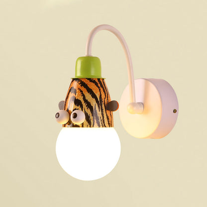 Frendorf | Kinderen Stijl Dieren Wandlamp Metaal 1 Lamp Kinderkamer Muurverlichting in Wit