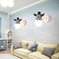 Frendorf | Kinderen Stijl Dieren Wandlamp Metaal 1 Lamp Kinderkamer Muurverlichting in Wit