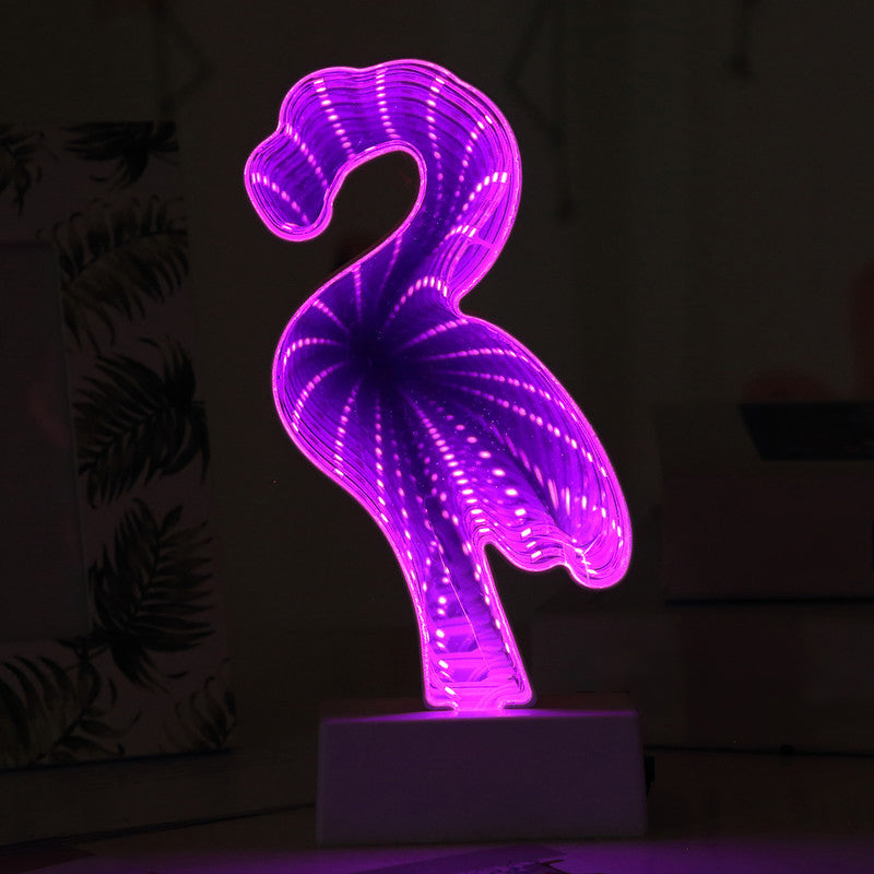 Frendorf | Neon Sign Kunsstof Nachtkast Lamp Cartoon Wit Batterij LED Tafellamp voor Meisjeskamer