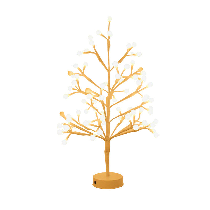 Frendorf | Plastic Tree Shaped Nachtkastlamp Nordic Stijl Witte LED Tafellamp voor Slaapkamer
