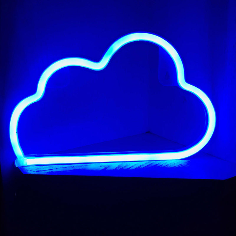 Frendorf | Plastic Cloud LED Wand Nachtverlichting Kinderen Witte Nacht Tafellicht met Oplaadbare USB Plug