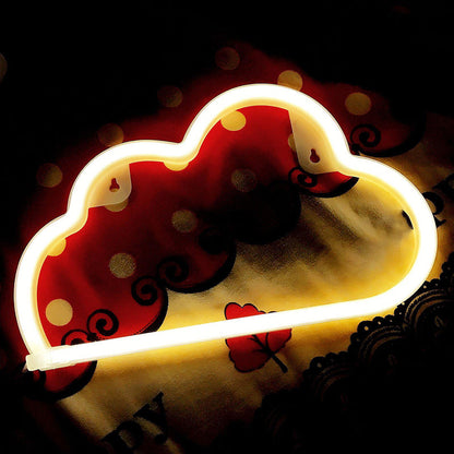 Frendorf | Plastic Cloud LED Wand Nachtverlichting Kinderen Witte Nacht Tafellicht met Oplaadbare USB Plug