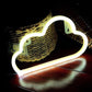 Frendorf | Plastic Cloud LED Wand Nachtverlichting Kinderen Witte Nacht Tafellicht met Oplaadbare USB Plug