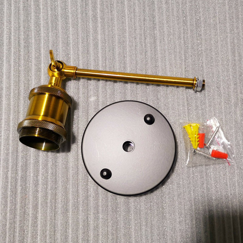 Frendorf | Exposed Bulb Design Metall Wandlampe Fabrik 1 Kopf Esszimmer Wandleuchte mit Drehgelenk