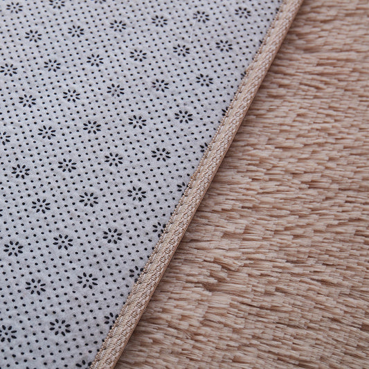 Frendorf | Beruhigendes Wohnaccessoire Teppich Mehrfarbig Einfarbiger Indoor-Teppich Baumwollmix Rutschfest Fleckenresistenter Teppich