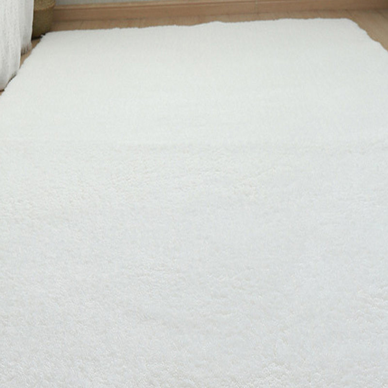 Trendiger Uni-Farben-Teppich Mehrfarbiger Polyester-Innentepich Rutschfeste Rückseite Haustierfreundlicher Teppich für den Raum