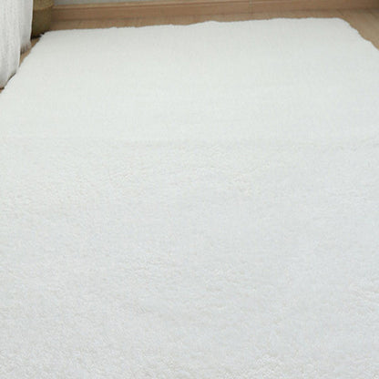 Trendiger Uni-Farben-Teppich Mehrfarbiger Polyester-Innentepich Rutschfeste Rückseite Haustierfreundlicher Teppich für den Raum