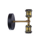 Frendorf | Antiek Messing Naakte Gloeilamp Basis Wandlamp Industriële Metaal 1 Hoofd Garage Wandlamp met Draaibare Arm