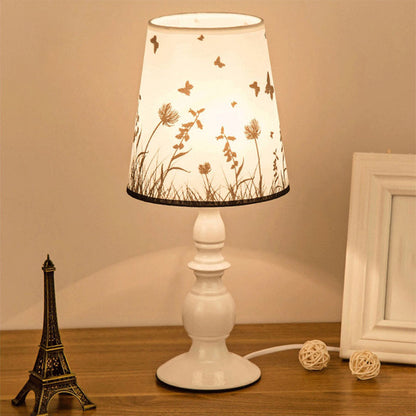 Frendorf | Lumivelle – Klassische weiße Tischlampe