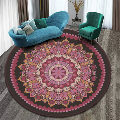 Frendorf | Designer Dekorations Teppich Mehrfarbiges Blumenmuster Innen Teppich Synthetik Haustierfreundlich Waschbarer Teppich