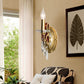 Frendorf | 1 Leichtmetall Wandleuchte Landhausstil Goldene Conen Schlafzimmer Wandleuchtenarmatur mit/ohne Schirm