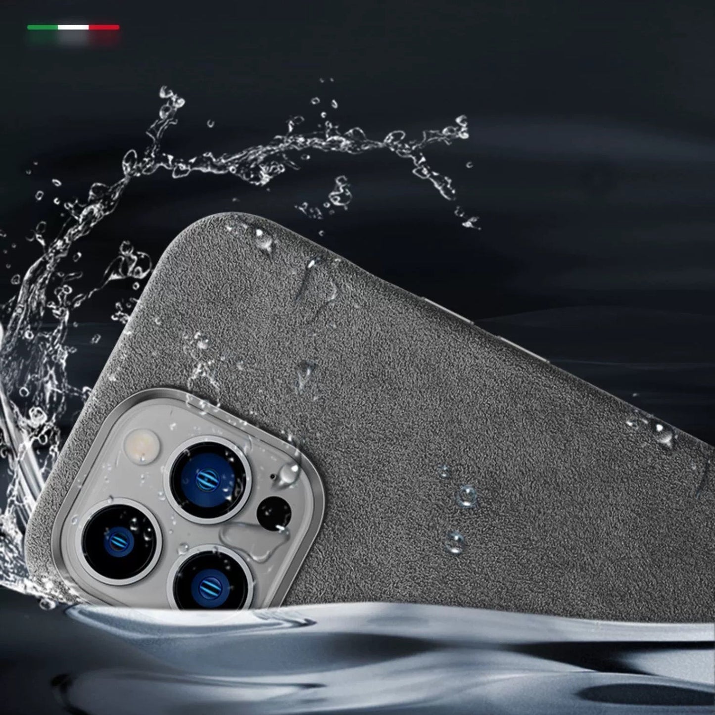 Frendorf | Italienische Alcantara Magnetische Hülle für Iphone