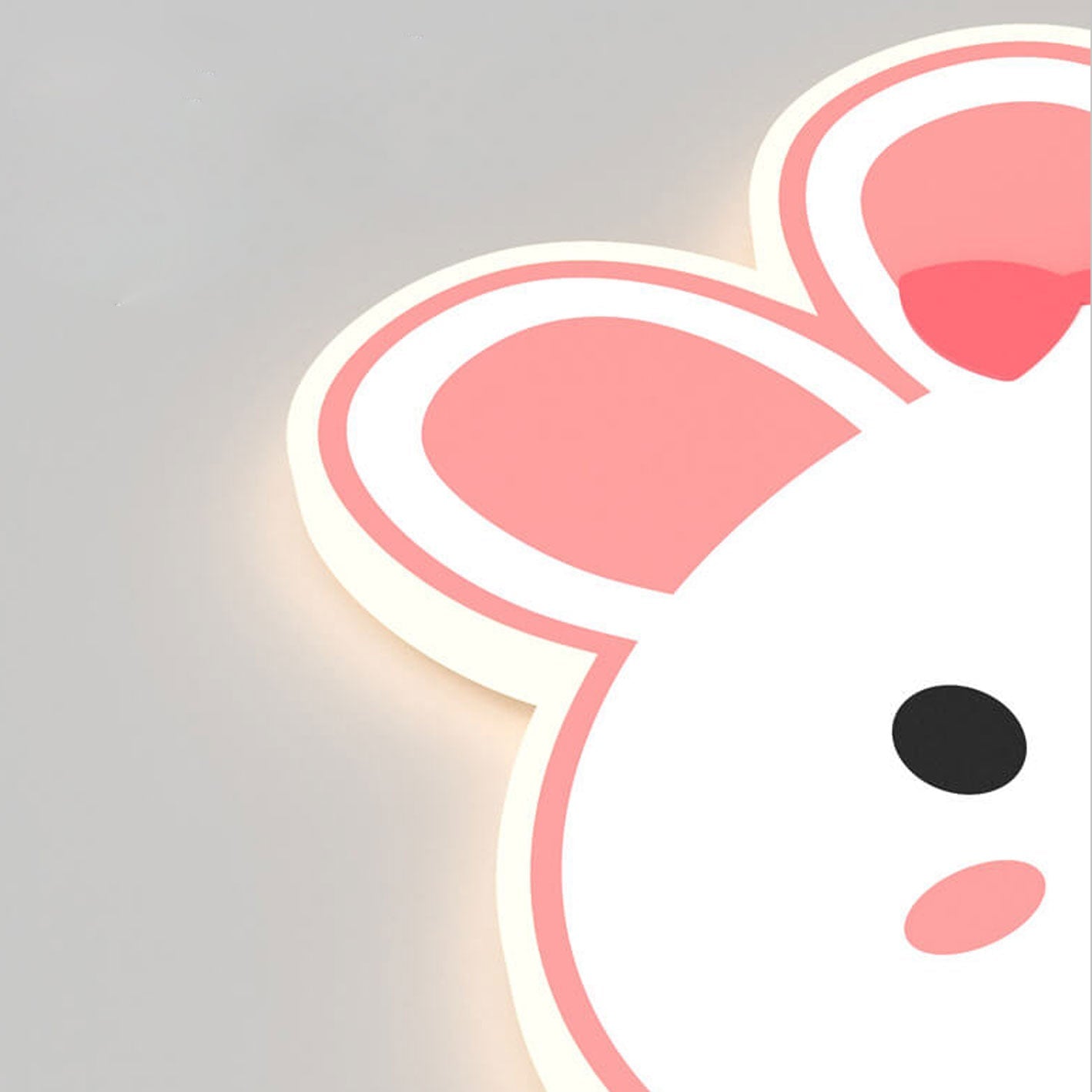 Frendorf | GlowBunny LED Kinder Wandleuchte | Kreatives Design | Einhorn & Hase | Dimmbar & Modern