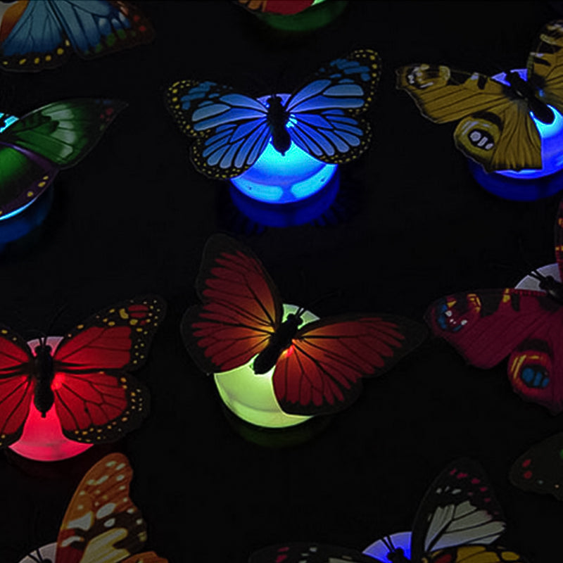 Frendorf | LumiWings - 3D bunte LED Schmetterlings Nachtlichter