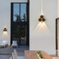 Frendorf | LumoHex Prime | Modernes Outdoor LED Wandlicht | Hexagon Schwarz-Gold Kombination