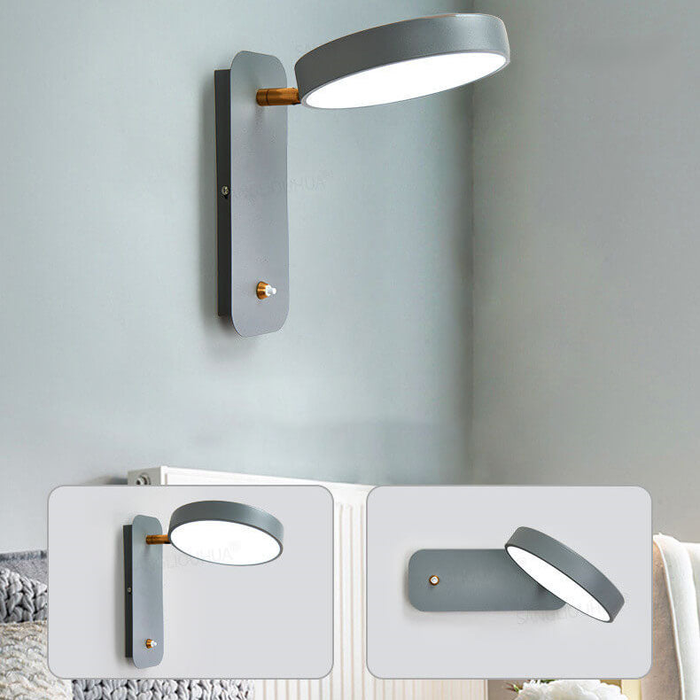 Frendorf | LumaSwitch Nordic LED Wandleuchte | Drehbar | 3 Lichtfarben | Leselampe | Minimalistisches Design