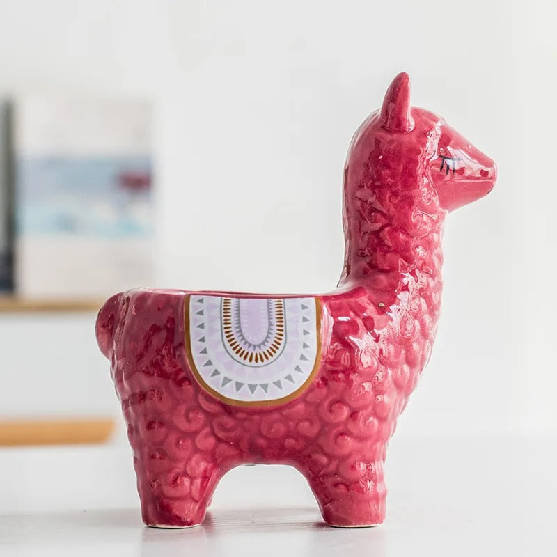 Frendorf | AlpacaSprout - Schöner Alpaka-Sukkulenttopf für dein Zimmer