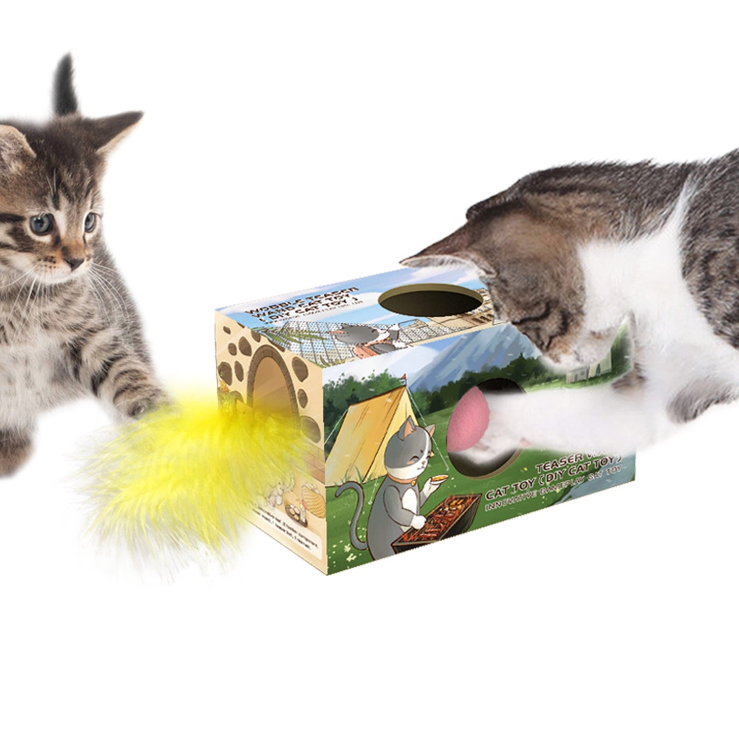 Cherry-Radies Wackel-Spielzeug – DIY Teaser-Spielstab für Katzen