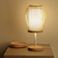 Frendorf | Vespera - Nordische Bambus-Tischlampe mit Soft Glow Stoffkern
