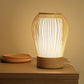 Frendorf | Vespera - Nordische Bambus-Tischlampe mit Soft Glow Stoffkern
