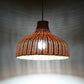 Asiatischer Stil Zwiebel-förmige Hängelampe Bambus 1-Licht Wohnzimmer Pendelleuchte