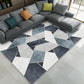 Frendorf | Mode Nordic Teppich Multi-Farben 3D Geometrisch Gedruckter Teppich Anti-Rutsch Rücken Waschbar Tierfreundlicher Teppich für Wohnzimmer
