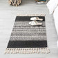 Multi Color Comfort Teppich Jute Geometrisch Gedruckter Bereichsteppich Pflegeleicht Fleckenresistenter Haustierfreundlicher Teppich mit Fransen für das Schlafzimmer