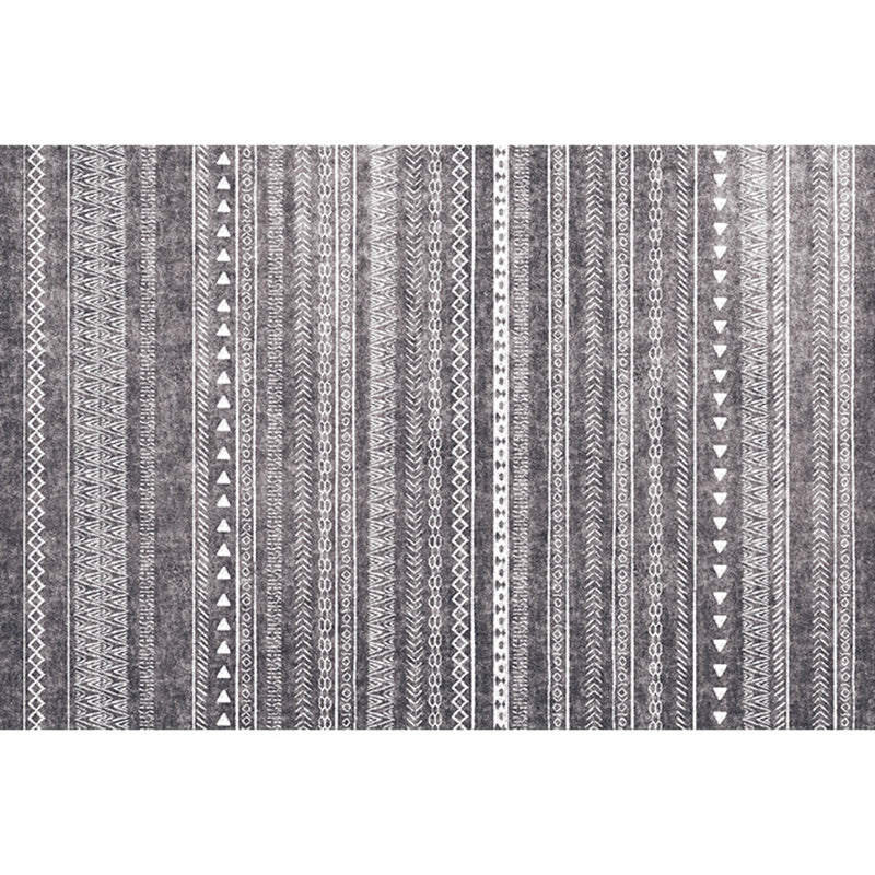 Frendorf | Bohomian Wohnzimmerteppich Mehrfarbig Geometrisches Muster Teppich Polyester Rutschfeste Unterlage Haustierfreundlicher Innenraum Teppich