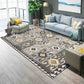 Frendorf | Funky Wohnzimmer Teppich Mehrfarbig Geometrisches Muster Bereichsteppich Synthetisch Haustierfreundlich Fleckenbeständig Waschbar Innen Teppich