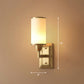 Frendorf | 1-Licht Weißes Glas Wandleuchte Traditionelle Messingzylindrische Esszimmer Wandleuchte