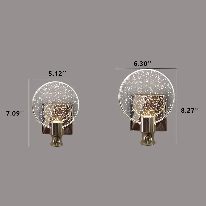 Frendorf | BubbleLux – Nordic Crystal LED Wandleuchte | Modernes Design | Warmes & Weißes Licht | Blaseneffekt