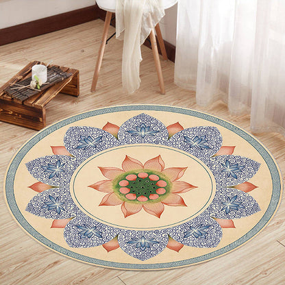 Frendorf | Orientalische Wohnzimmermatte Mehrfarbig Floral Gedruckt Innenmatte Polypropylen Rutschfest Waschbar Pflegeleicht Matte