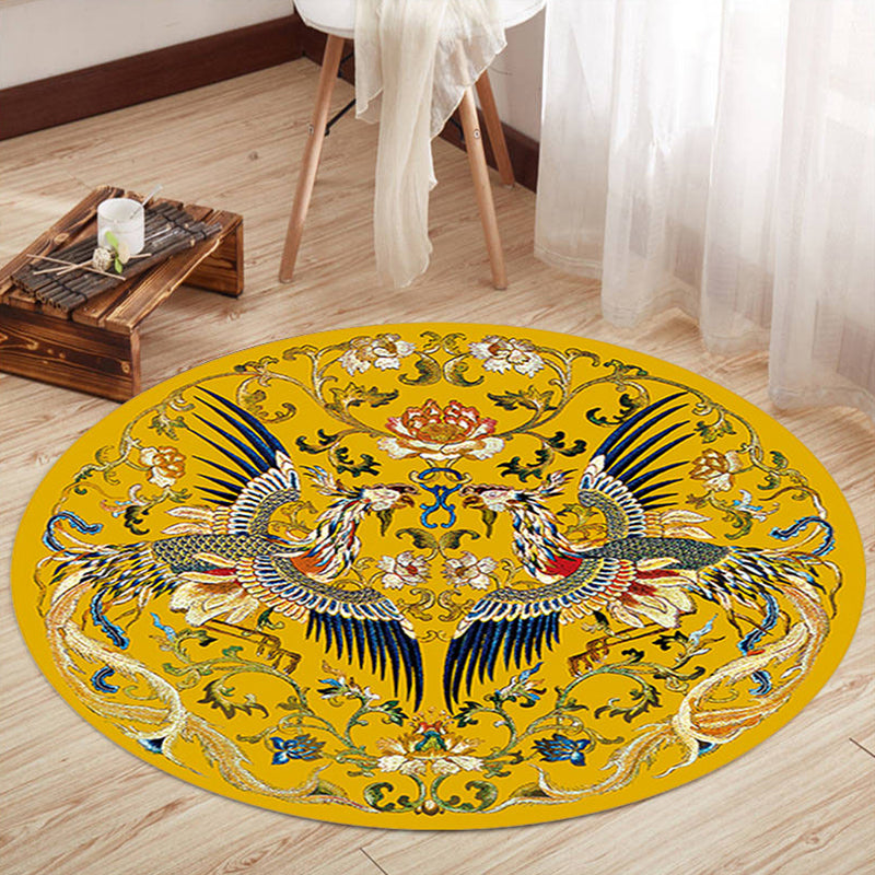 Frendorf | Orientalische Wohnzimmermatte Mehrfarbig Floral Gedruckt Innenmatte Polypropylen Rutschfest Waschbar Pflegeleicht Matte