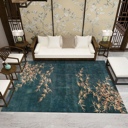 Frendorf | Formeel woonkamer tapijt multi kleur plantenprint binnen tapijt polypropyleen antislip onderkant huisdiervriendelijk tapijt