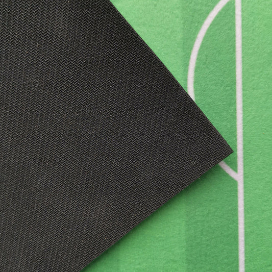 Frendorf | Beruhigender geometrischer Druckteppich grün Polypropylen Innenteppich rutschfeste Rückseite pflegeleichter Teppich für Raum