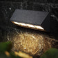 Frendorf | Matte Black Dreieckige Prism LED Wandleuchte Modern Stil Metall Wandlicht für Außenbereich