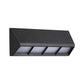 Frendorf | Matte Black Dreieckige Prism LED Wandleuchte Modern Stil Metall Wandlicht für Außenbereich