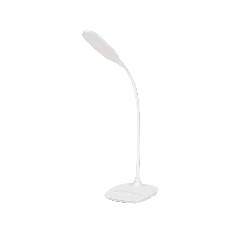 Blaue/Rosa/Weiße LED Schreibtischlampe Zeitgenössischer Stil Plastik Tischlampe für Nachttisch Studium
