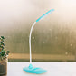 Blaue/Rosa/Weiße LED Schreibtischlampe Zeitgenössischer Stil Plastik Tischlampe für Nachttisch Studium
