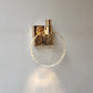 Frendorf | BubbleLux – Nordic Crystal LED Wandleuchte | Modernes Design | Warmes & Weißes Licht | Blaseneffekt