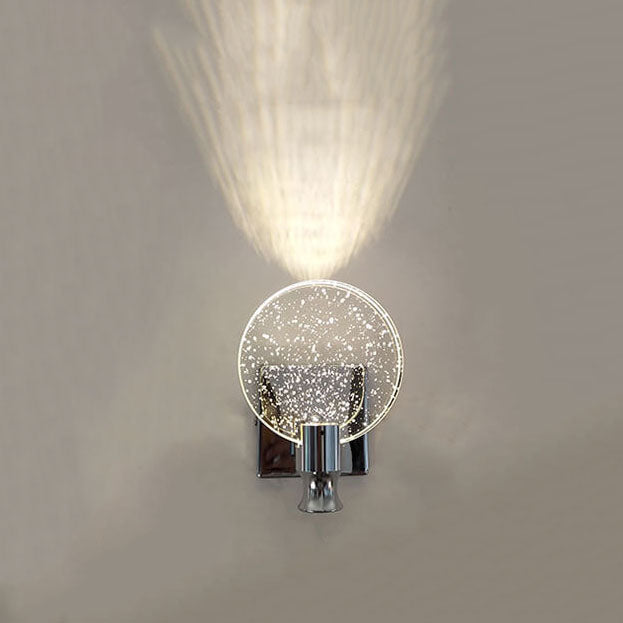 Frendorf | BubbleLux – Nordic Crystal LED Wandleuchte | Modernes Design | Warmes & Weißes Licht | Blaseneffekt