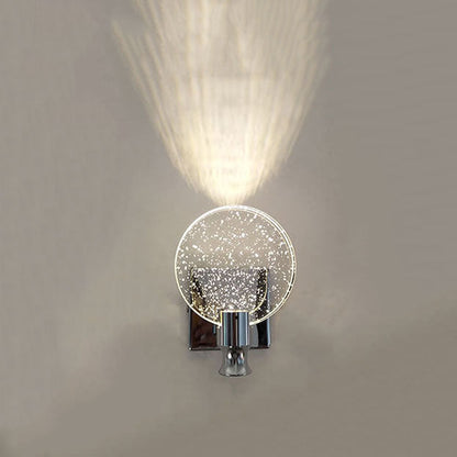 Frendorf | BubbleLux – Nordic Crystal LED Wandleuchte | Modernes Design | Warmes & Weißes Licht | Blaseneffekt